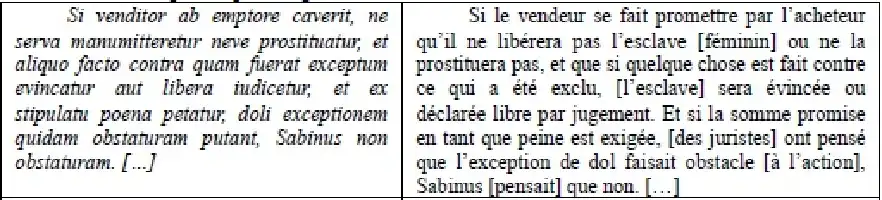 Description de l'image par IA : Texte imprimé avec des lignes et des paragraphes, probablement un extrait de livre avec des notes en bas de page.