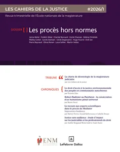 Les procès hors normes | Cairn.info