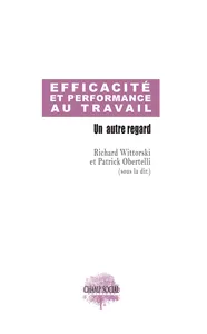Couverture de La recherche d’efficacité au prisme de l’évolution des pratiques organisationnelles
