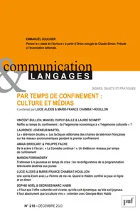 Couverture de Netflix au temps du confinement : de l’hégémonie économique à « l’hégémonie culturelle » ?