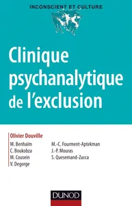 Couverture de Clinique psychanalytique de l'exclusion