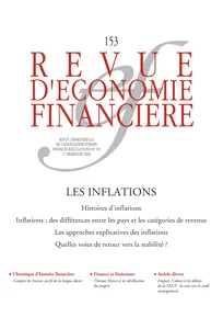 Couverture de Origine et persistance de l'inflation : quelques enseignements de l'histoire