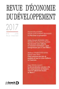 Couverture de Chocs extérieurs des prix de produits de base et cycles d’affaires au Cameroun