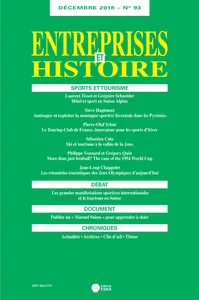 Couverture de Les retombées touristiques des Jeux Olympiques d’aujourd’hui