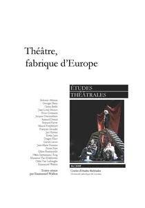 Couverture de Théâtre fabrique d'Europe