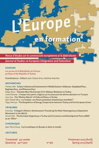 Couverture de L'impact des partis religieux sur le processus de démocratisation en Turquie