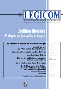 Couverture de De la biographie à la fiction : la création littéraire au risque des droits de la personne