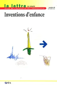 Couverture de Invention du dessin dans la cure psychanalytique de l'enfant
