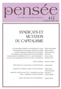 Couverture de Syndicats et mutation du capitalisme
