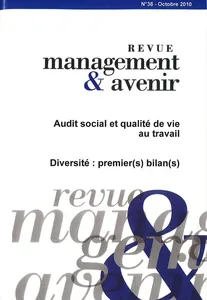 Couverture de Le diagnostic de l'identité professionnelle : une dimension essentielle pour la qualité au travail