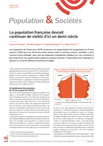 Couverture de La population française devrait continuer de vieillir d’ici un demi-siècle