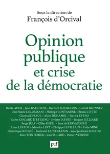 Couverture de Opinion publique et crise de la démocratie