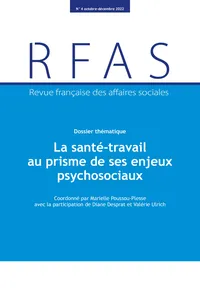 Couverture de Chômage et santé fragilisée : dynamiques des parcours de travail et de santé et processus de reconstruction de soi – Une recherche-action
