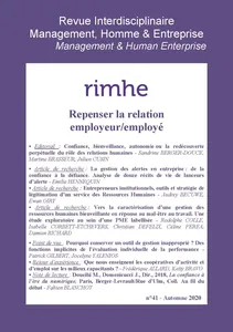 Couverture de Pourquoi conserver un outil de gestion inapproprié ? Des fonctions implicites de l’évaluation individuelle de la performance